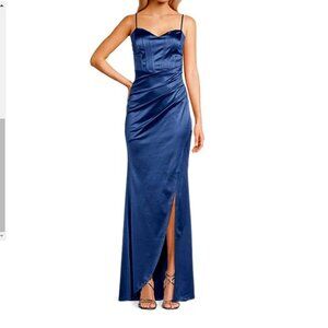 NWT--Honey and Rosie --Corset Faux Wrap Dress--HUNTER GREEN --SIZE SMALL--#50